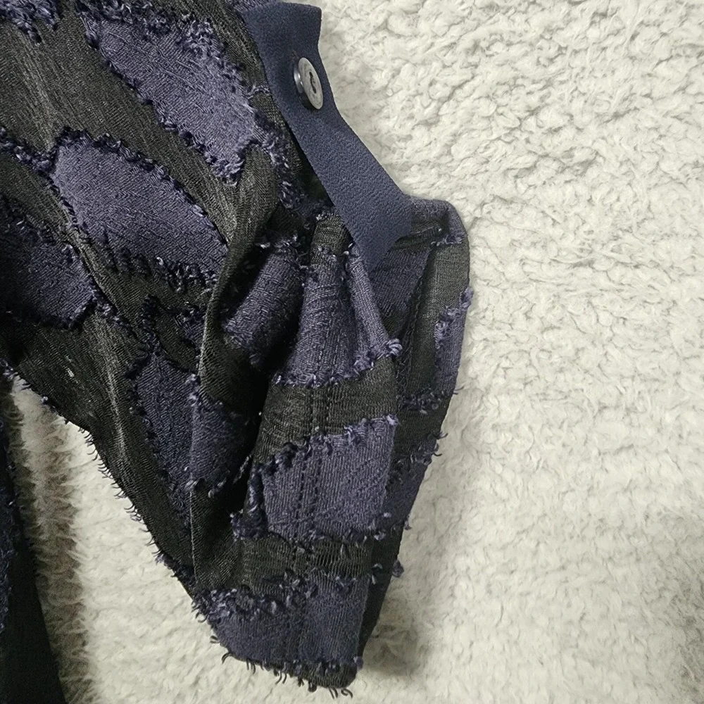 Picadilly Canada Womens Jacket Size XL Blue‎ Shawl Wrap NWT